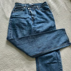 Princess Polly asymmetrical jeans